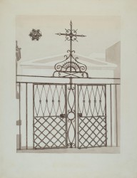 Cast and Wrought Iron Fence-ZYGR23824