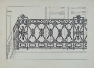 Cast Iron Balcony Railing-ZYGR23786