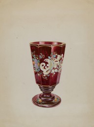 Vase (Ruby Glass)-ZYGR23029
