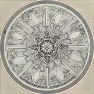 Design for an Inlaid Circular Table Top, with Alternatives-ZYGR101688