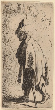 Beggar with a Stick, Walking to the Left-ZYGR9854