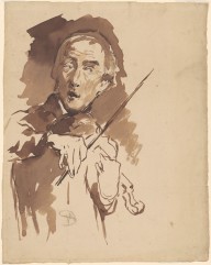 Man with Violin (study for The Toning of the Bell)-ZYGR184357