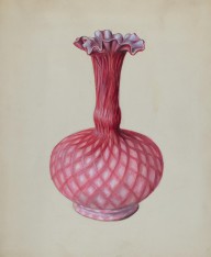 Ornamental Ruby Vase-ZYGR23024