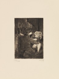 Otto Dix-Soldat und Nonne (Vergewaltigung). 1924.