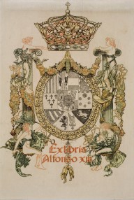 Alexandre_de_Riquer_-_Book-plate_of_Alfons_XIII