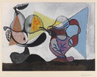 Pablo Picasso-Nature morte aux poires et au pichet (Still Life with Pears and Pitcher). 1960.