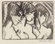 Otto Mueller-Drei M�dchen im Profil. 1921.