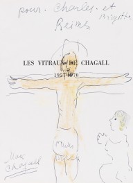 Marc Chagall-Offrande au Christ en croix. 1973.