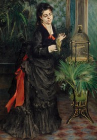 Pierre-Auguste Renoir-Woman with Parakeet-ZYGU36990