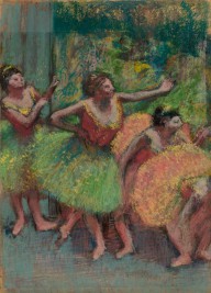 Edgar Degas-Dancers in Green and Yellow-ZYGU10090