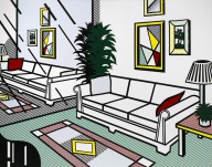 Roy Lichtenstein-Interior with Mirrored Wall-ZYGU25010