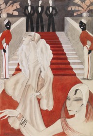 Dodo (d. i. D�rte Clara Wolff)-Red Carpet. 1928.