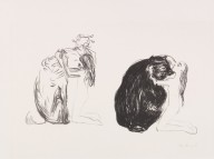 Edvard Munch-Bj�rnen (Der B�r). 1908 09.
