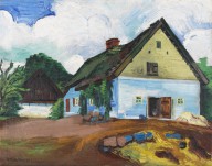 Hermann Max Pechstein-Wei�es Haus.  Wohl 1928.