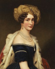 Joseph Karl Stieler-Auguste Amalie Prinzessin von Bayern, Herzogin von Leuchtenberg (1788-1851).  Um