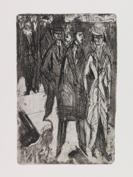Ernst Ludwig Kirchner-Ansprachen auf der Strasse II. 1914.