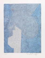 Serge Poliakoff-Composition bleue. 1966.