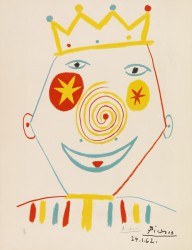 Pablo Picasso-Le Clown. 1962.