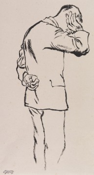 George Grosz-Arbeitsloser.  ca. 1924.