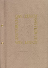 A. R. Penck (d.i. Ralf Winkler)-G�stebuch (eigenh�ndiges Skizzenbuch). Fr�he 1970er.