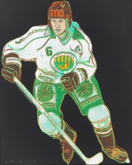 Andy Warhol-Frolunda Hockeyplayer. 1986.