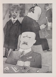 George Grosz-Mit Pinsel und Schere. 1922.