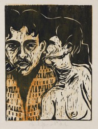Ernst Ludwig Kirchner-Maler und Modell - Dichter und Weib. 1907.