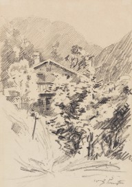 Lovis Corinth-Walchensee.  Um 1920.