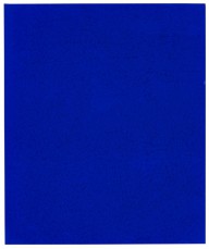 Yves Klein-Monochrome bleu (IKB 242 A).  Um 1958 59.