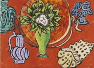 Henri Matisse-Nature morte au Magnolia. 1950.