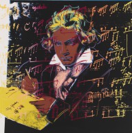 Andy Warhol-Beethoven. 1987.