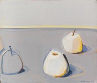 Raimonds Staprans-Still life with the baked sunshine apples. 1990.