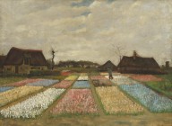 Vincent van Gogh-Flower Beds in Holland  1883