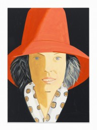 Alex Katz-Red Hat (Nicole)  2013