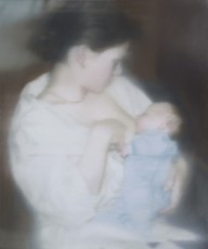 Gerhard Richter-S. mit Kind  1995