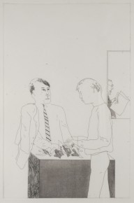 David Hockney-He Enquired After the Quality  1966
