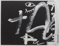 Antoni Tàpies-Blanc sobre negre IV  1999