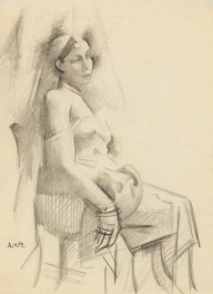 André Lhote-Seated Woman  c. 1920  ca. 1920