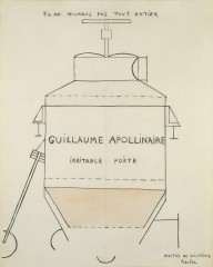 Francis Picabia-Guillaume Apollinaire  vers 1918