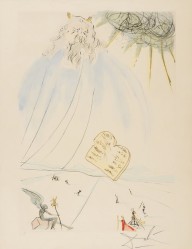 Salvador Dalí-Moses (from Our Historical Heritage) (M & L 760; Field 75-4-C)  1975