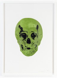 Damien Hirst-The Sick Dead - Lime Green Raven Black  2014