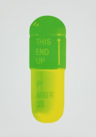 Damien Hirst-The Cure - Mint Blue Apple Green Lemon Yellow  2014