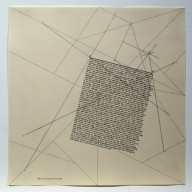 Sol LeWitt-The Location of Lines. The Location of a Line.  1975