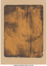 Helen Frankenthaler-Bronze Smoke  1978