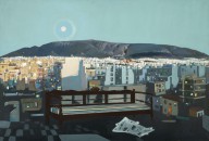 View of Hymettus from the terrace, 1975