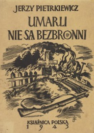 175254------Cover Design for 'Umarli nie sa Bezbronni' by Jerzy Pietrkiewicz_Jozef Sekalski