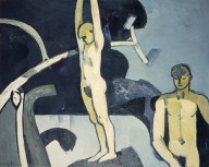 44760------Landscape with Two Bathers (The Diver)_Keith Vaughan