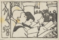 176103------Choir Boys (Xmas Greeting 1898)_Mabel Royds