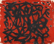 3318------Drawing---Black-on-Red-No.-4_William-Gear