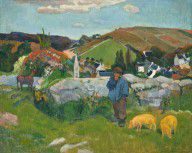 Paul Gauguin - The Swineherd